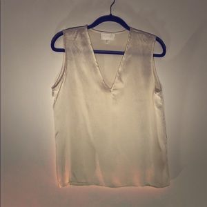 Alexis Silk Cream Tank Top